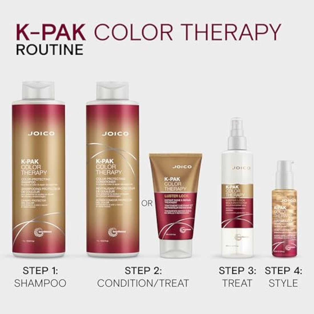 Joico K-PAK Color Therapy Farbschutz-Conditioner, 1000 ml White