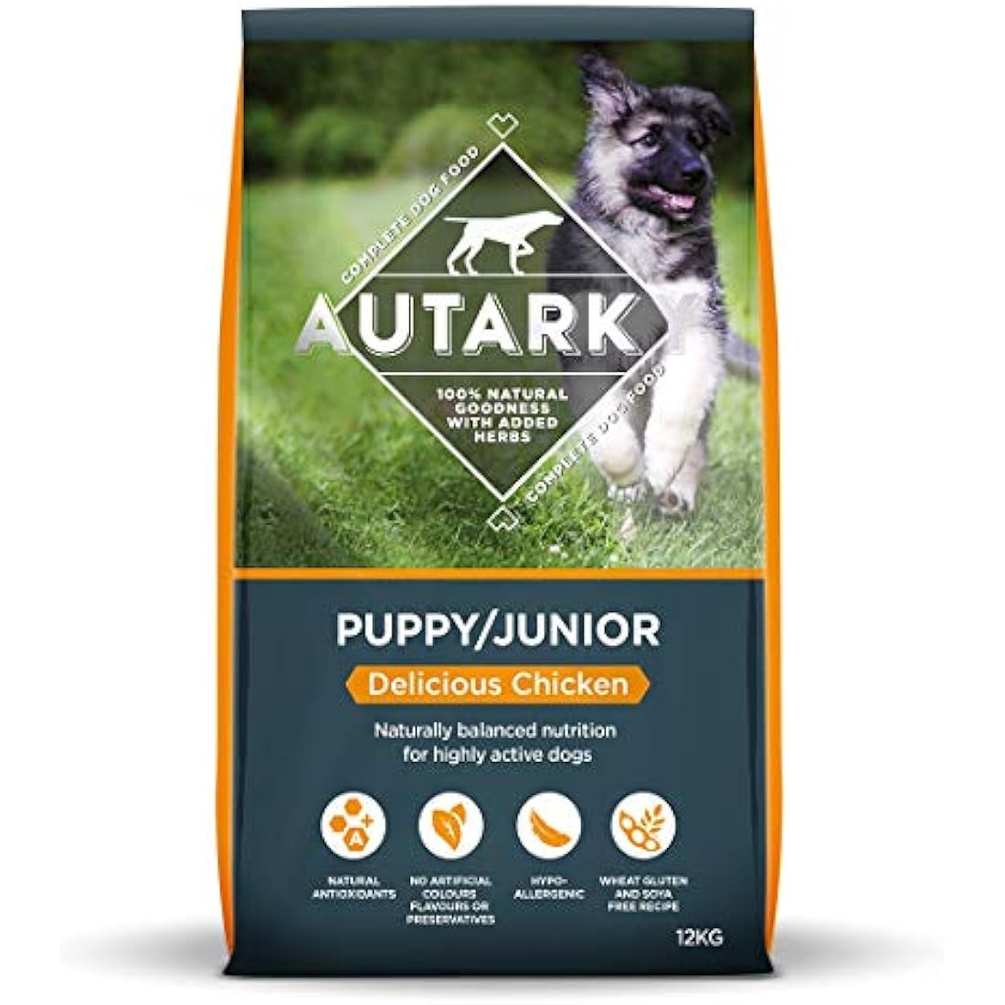 Autarky Hypoallergenic Puppy Junior Delicious Chicken Dry Puppy Food, 12 kg
