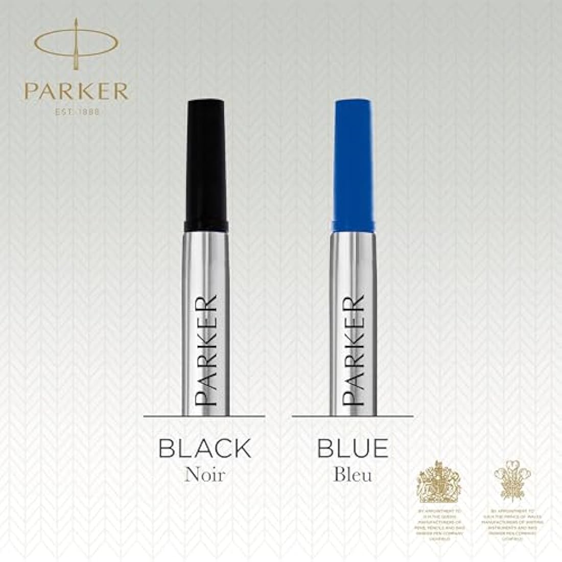 Parker Rollerball Pen Refills | Medium Point | Black QUINK Ink | 2 Count
