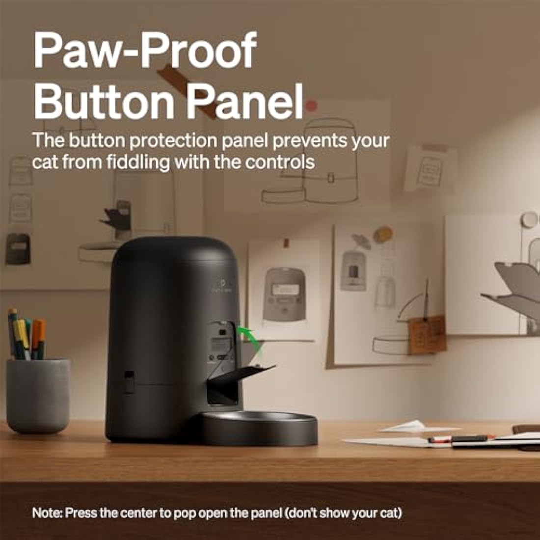 PETLIBRO Automatic Cat Feeders, Timed Cat Feeder with 180-Day Battery Life, Anti-Mistake Touch Design & Up to 6 Meals per Day, Air Automatic Cat Feeder with Timer - Ideal for Small/Medium Cat & Dog
