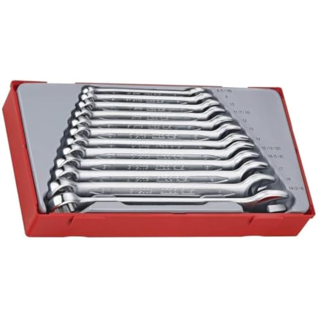 Teng TT1236Metric Combination Spanner Set (12 Pieces)