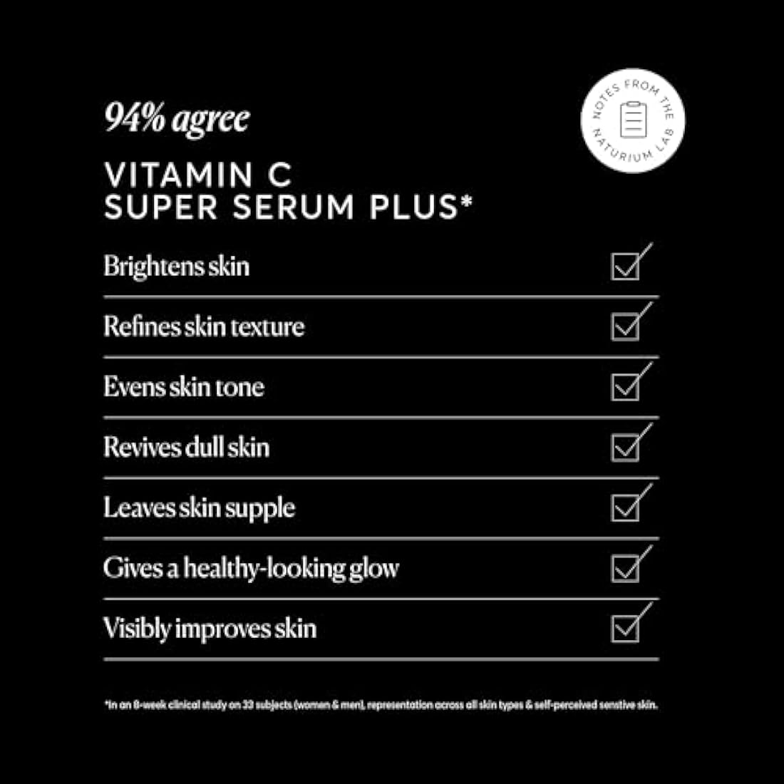 Naturium Vitamin C Super Serum Plus, Smoothing Face Care, plus Retinol, Hyaluronic Acid, Niacinamide & Salicylic Acid | 1.0 FL OZ / 30 ML