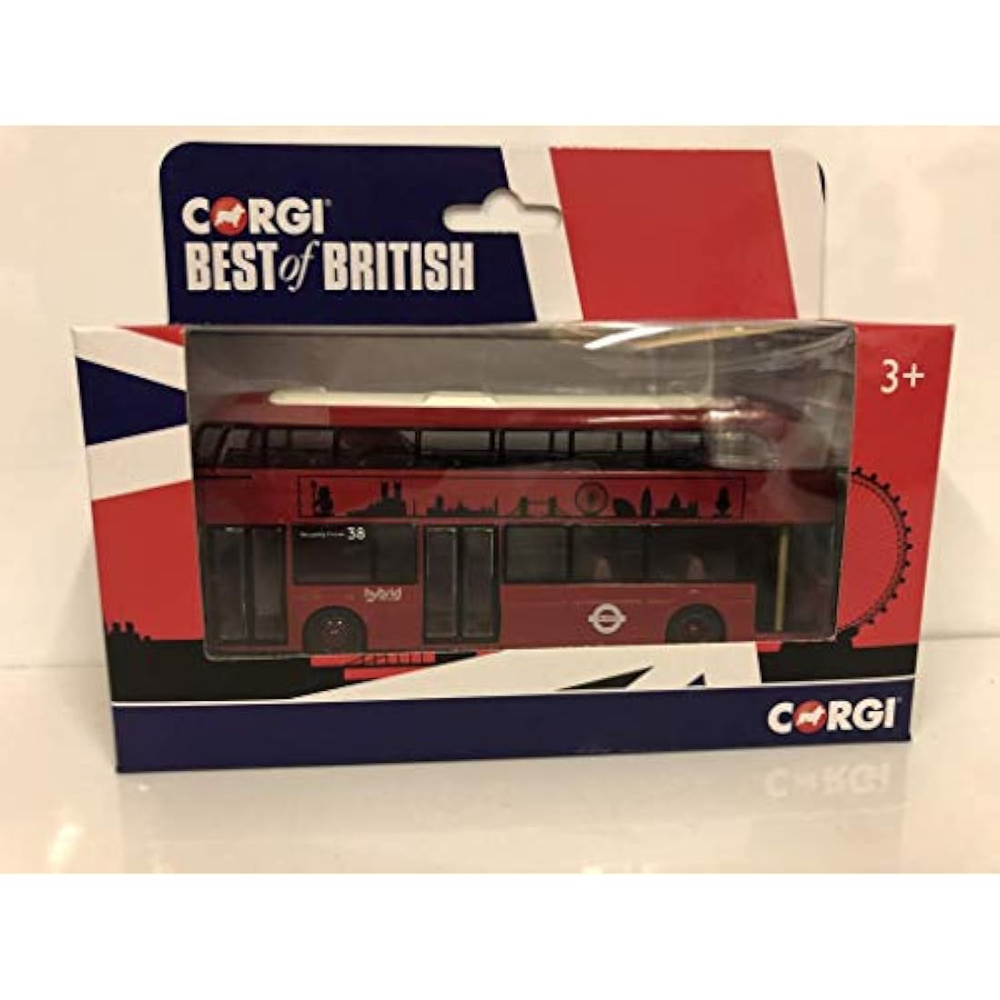 Corgi GS89202 Best of British New Routemaster For London Model, Red,13.4 x 17.2 x 6.2 cm; 244.5 Grams