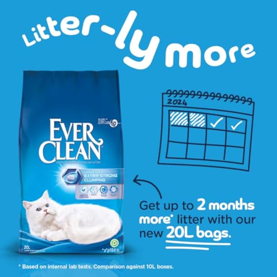 Ever Clean Clumping Cat Litter, Extra Strong Scented 20L