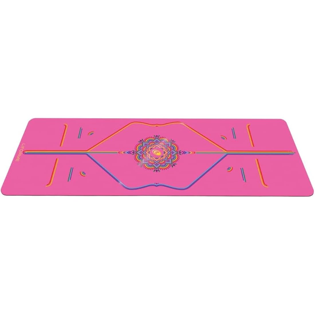Liforme Travel Yoga mat – Patented Alignment System, Warrior-like Grip, Non-slip, Eco-friendly and Biodegradable, Ultra-lightweight, Sweat resistant, Long, Wide and Thick