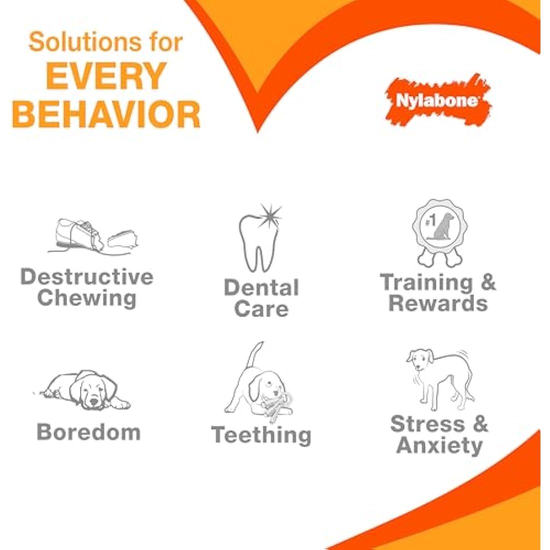 Nylabone Gentle Puppy Dog Teething X Bone Dental Chew Toy, Beef Flavour, Extra Small, for Puppies Up to 7 kg