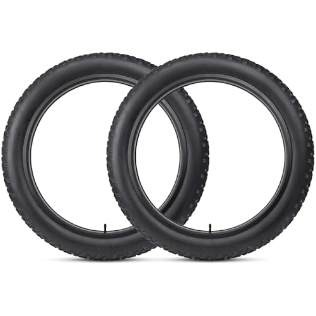 YunSCM 20 inch Foldable Fat Tyres 20x4.0 102-406 Bike Tyre and 20" Bike Inner Tubes Schrader Valve AV32mm, Compatible with 20 x 4.0 98/102-406 MTB/E-Bike/Electric Fat Bike Bicycle Tyres and Tubes