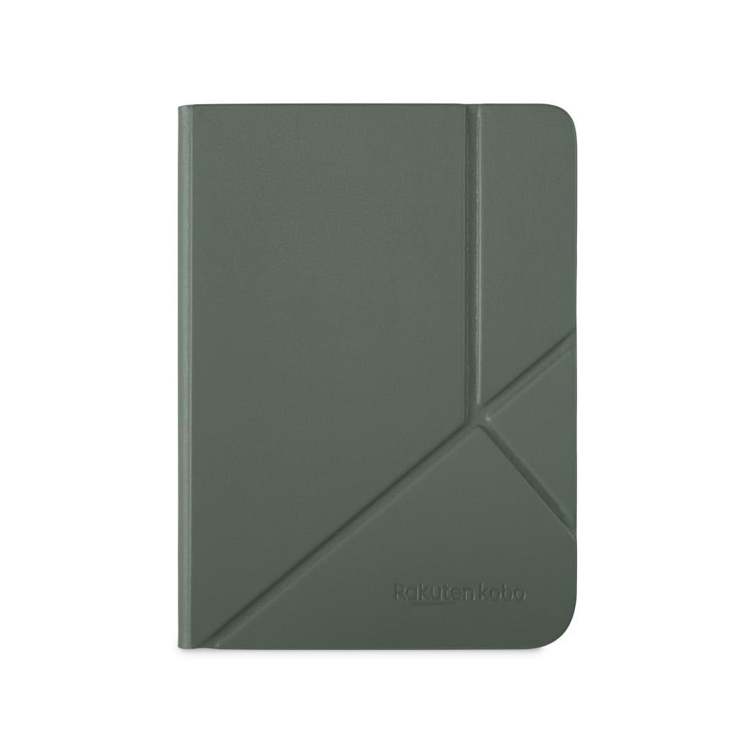 Kobo Clara Colour/BW SleepCover Case | Misty Green | Sleep/Wake Technology | Built-In 2-Way Stand | Vegan Leather | Compatible with 6? Kobo Clara