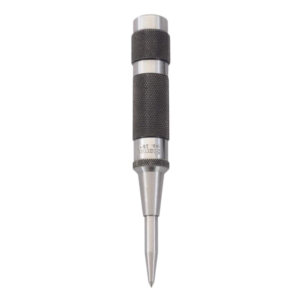 Starrett 18C Automatic Centre Punch Heavy-Duty With Adjustable Stroke, 5-1/4" Length, 11/16" Diameter