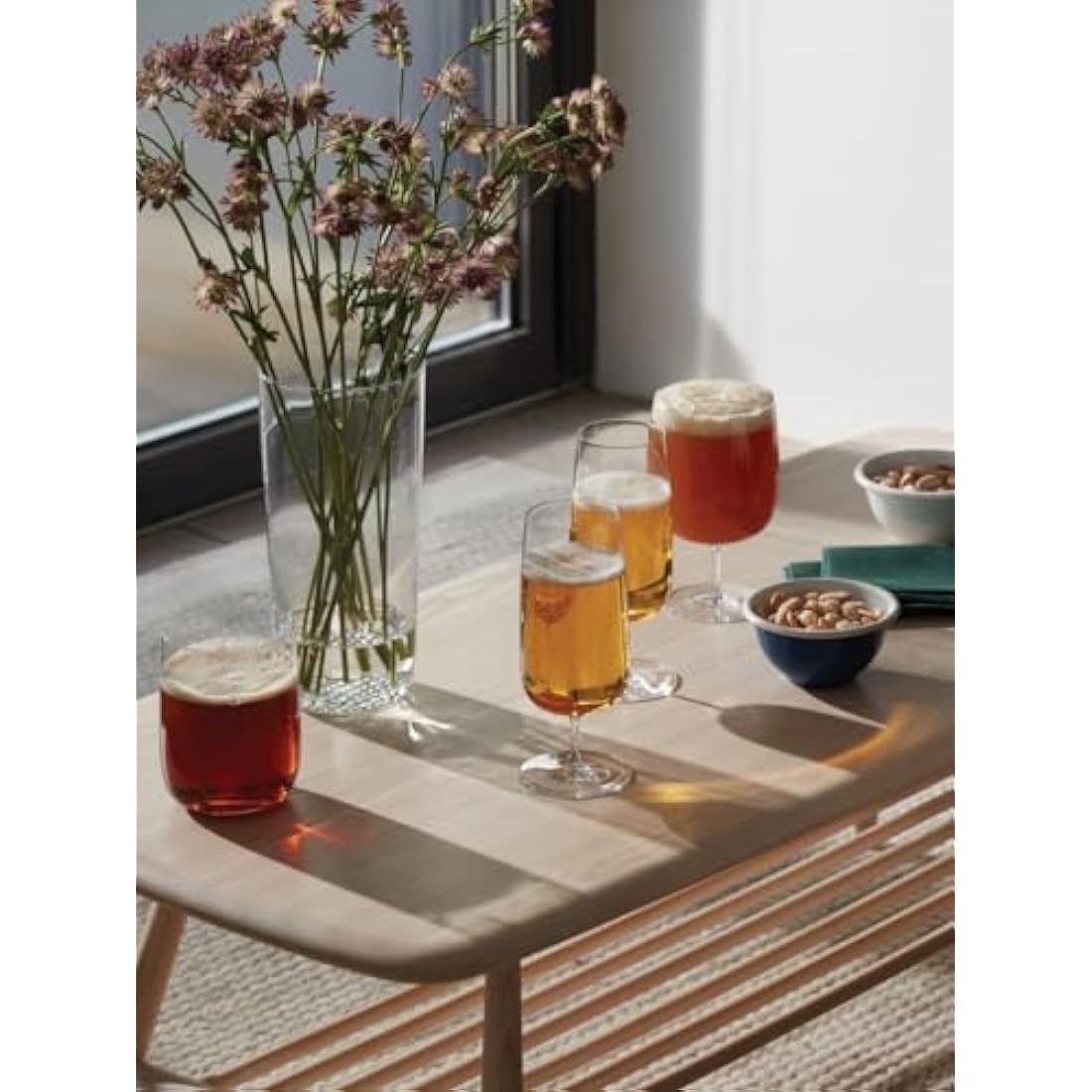 LSA International Borough Bar Glass 625 ml Clear | Set of 4 | Dishwasher Safe | BG03