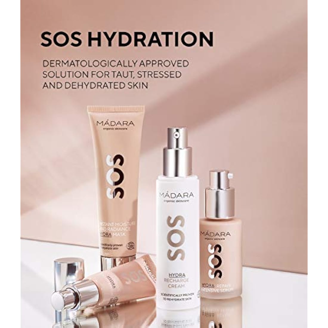 MADARA Organic Skin Care SOS HYDRA Repair Intensive Serum – 30ml | Deep Hydration for Stressed & Dry Skin