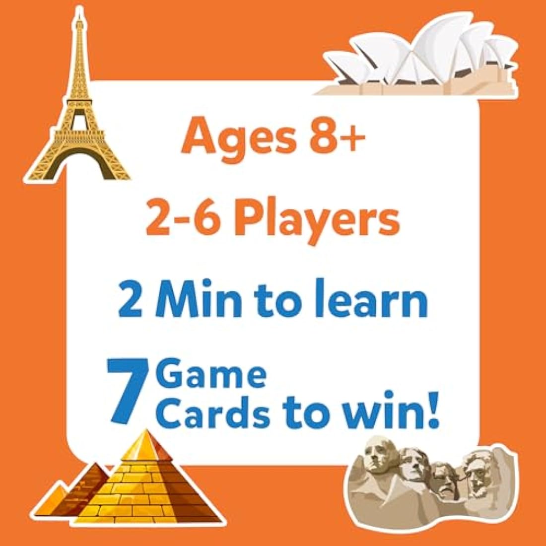 Skillmatics Guess in 10 Countries of the World, Perfect for Boys, Girls, Kids & Families Who Love Card Games, Educational Toys, Board Games, Trivia, Gifts for Ages 8, 9, 10 & Up