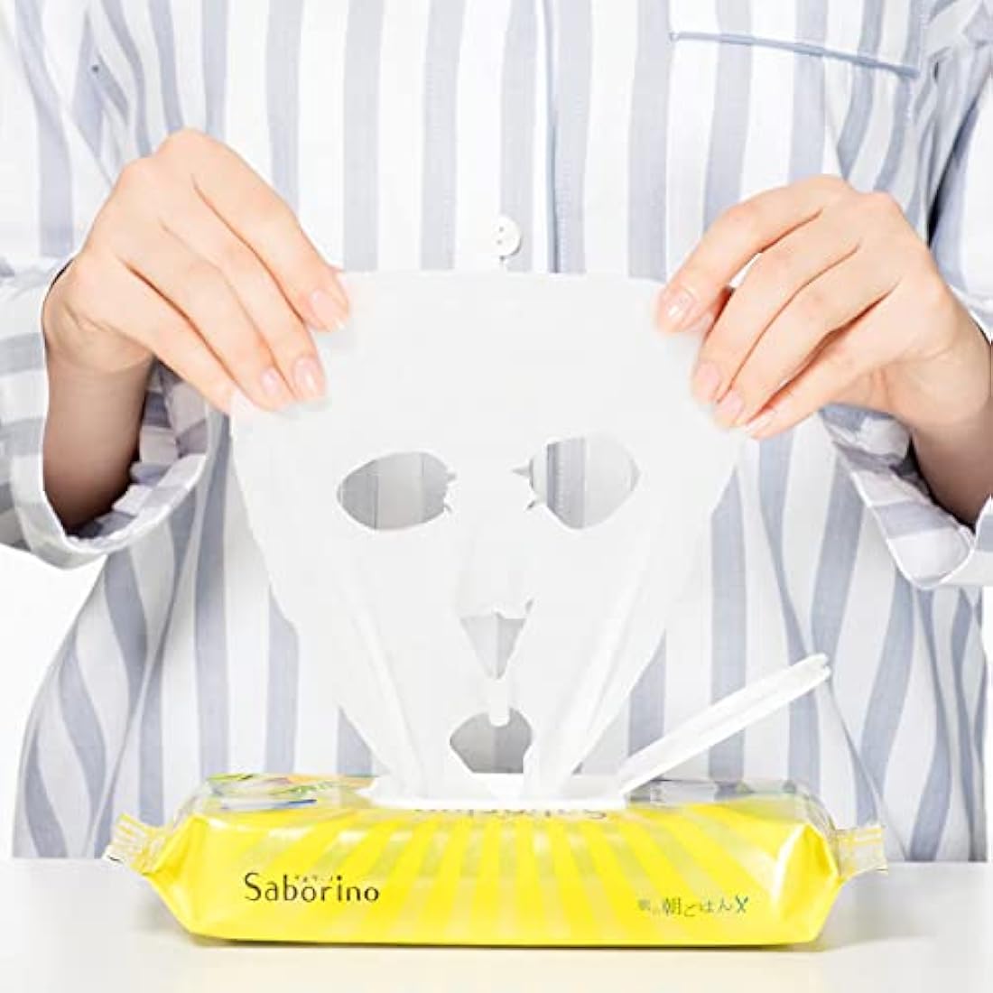 SABORINO Morning Face Mask 32 Sheets, 0.77 Pound