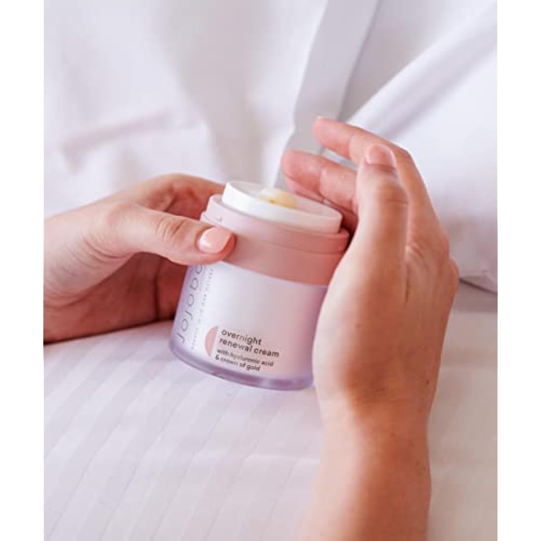 The Jojoba Company Overnight Renewal Cream, Hydrating Face Cream for Increased Skin Firmness, Youthful and Nourished Skin, Enriched with Australian Jojoba, Hyaluronic Acid and Crown of Gold 50ml