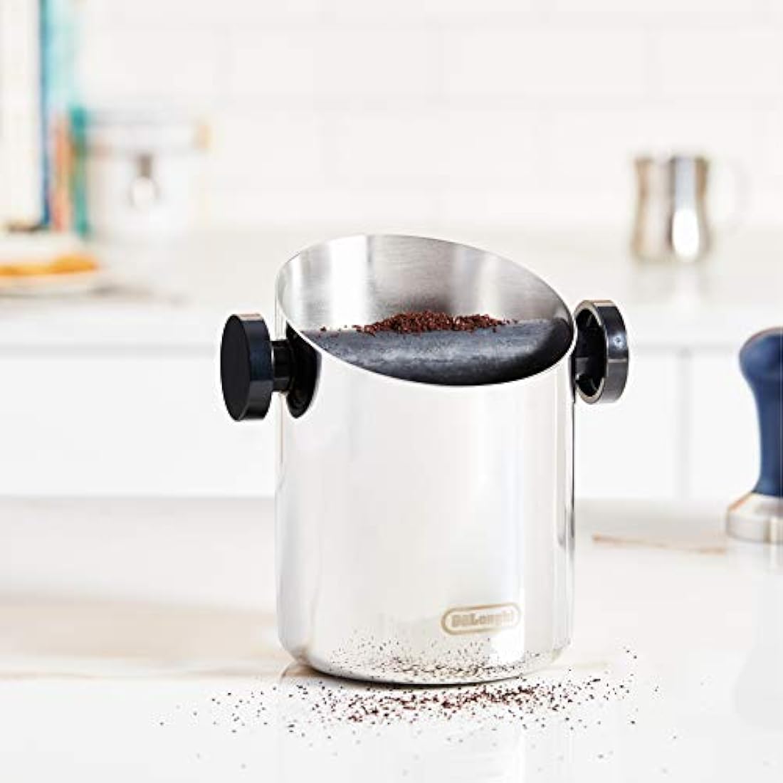 De'Longhi DLSC059 Coffee Knock Box, Stainless Steel