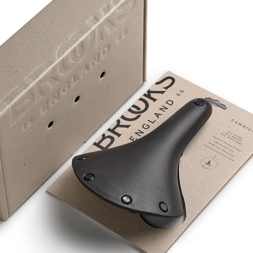 Brooks England Men's C19 All Weather Bicycle Saddle, Full Black, Large