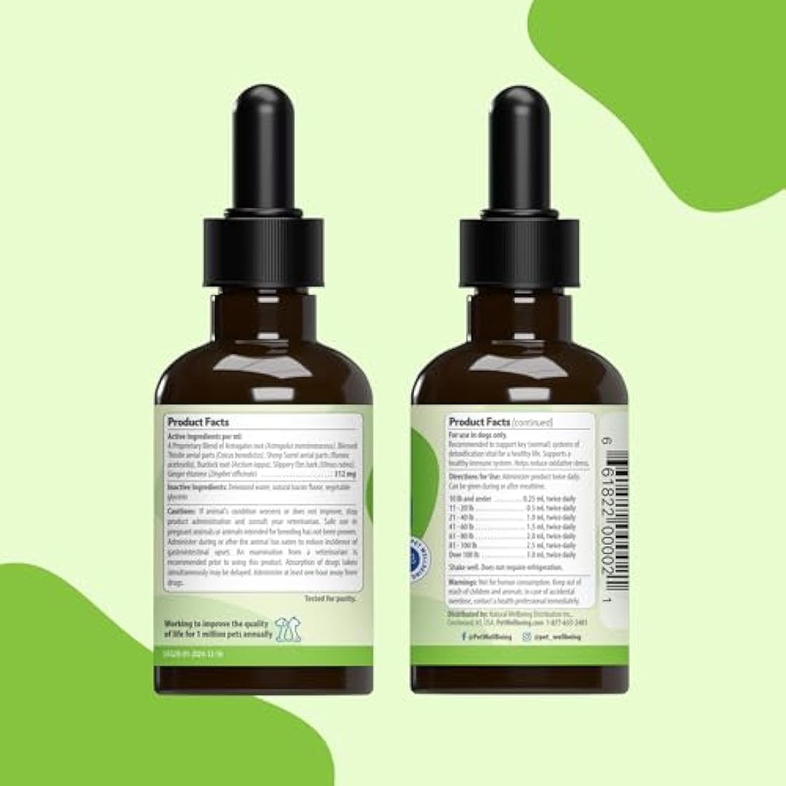 Life Gold for Dogs - Supports Detoxification & Healthy Immune Defenses, Astragalus, Burdock, Sheep Sorrel - Pet Wellbeing Vet-Formulated Holistic Supplement – 2 oz (59 ml)