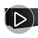 Brabantia Built-in 10L Inside Cupboard Bin (Black) Removable Inner Bucket, Easy to mount, Auto closing, Under Sink Rubbish/Food Waste/Carrier Bag Tidy Storage