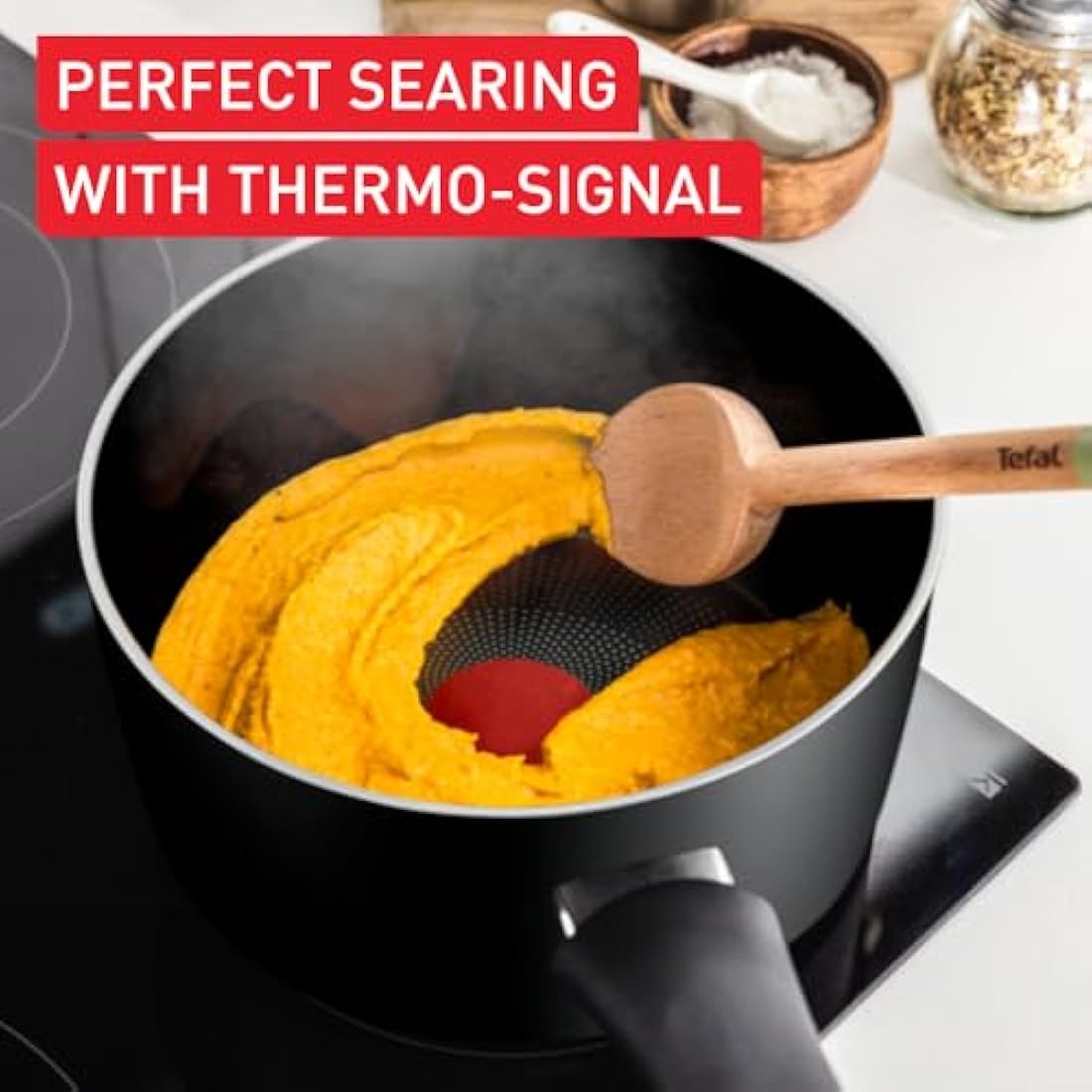 Titanium Essential 4pc Set: Frying Pans 20/28 cm, Saucepan 16 cm & Stewpot 24 cm with lid, Non-Stick Coating, Metal Safe, Compatible with All Hobs Except Induction, Everyday Use, B941S444