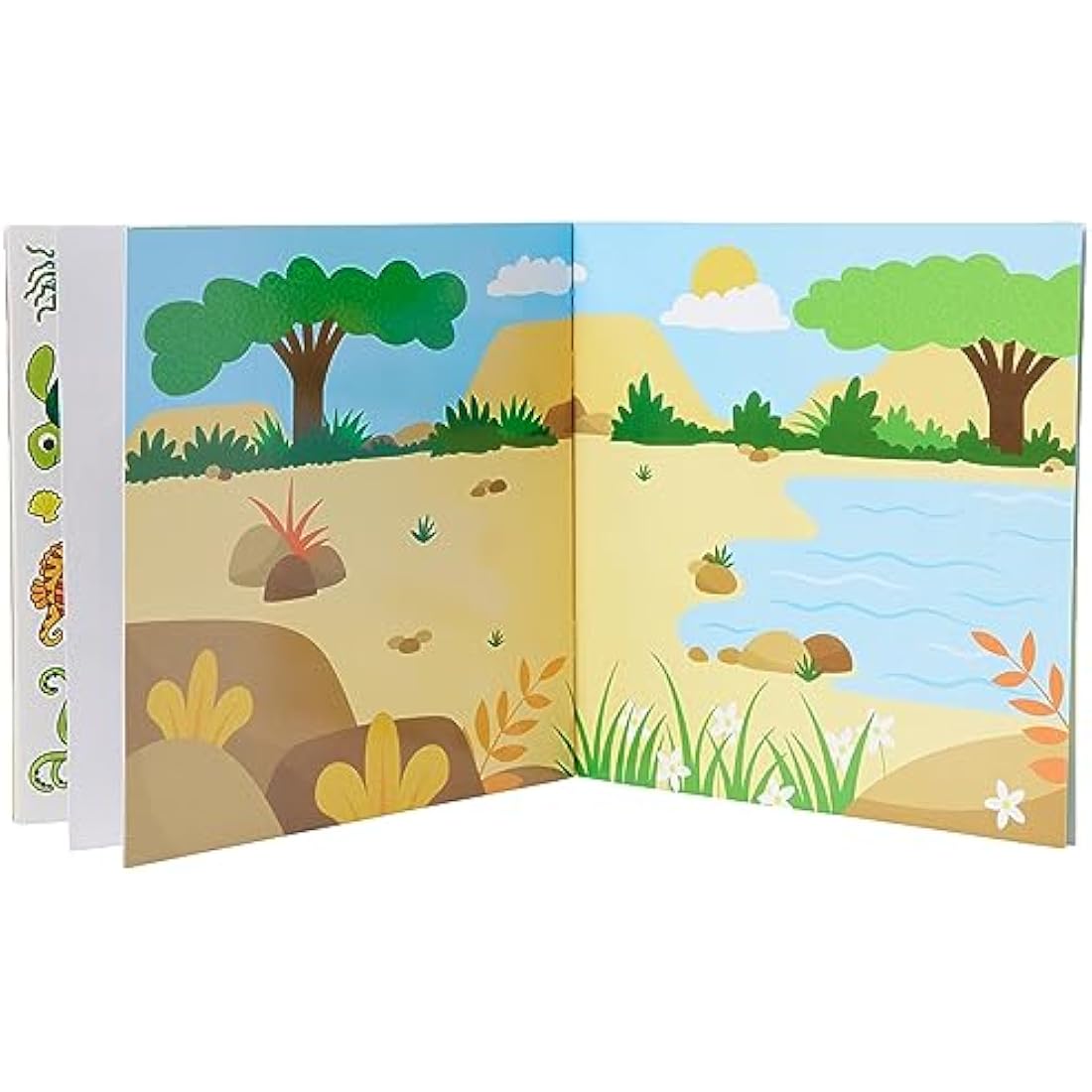 Galt Toys, Reusable Sticker Book - Animals, Sticker Books, Ages 3 Years Plus