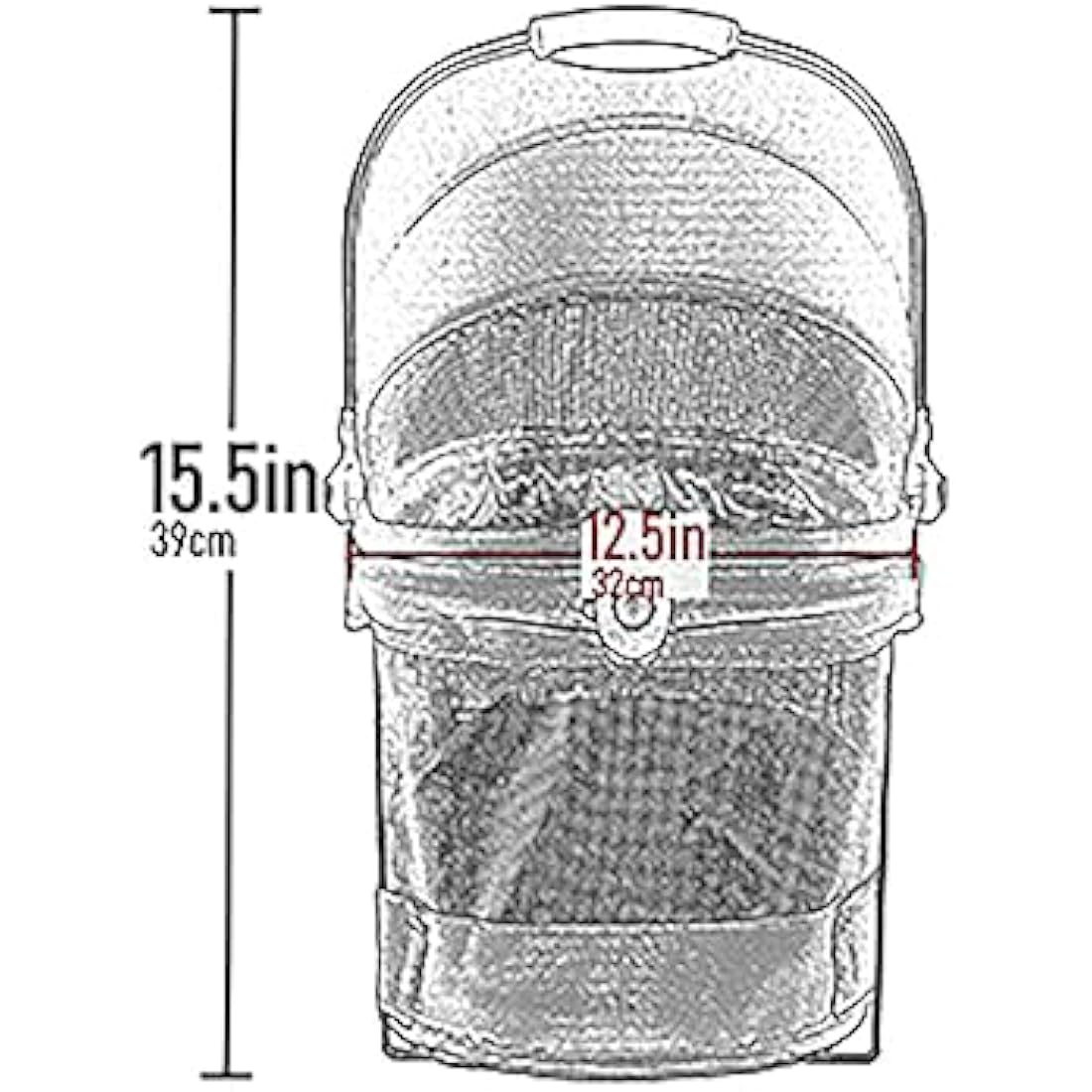 Pet Gear View 360 Ultra Lite Pet Safety Carrier & Car Seat for Small Dogs & Cats Push Button Entry, 15", Larkspur