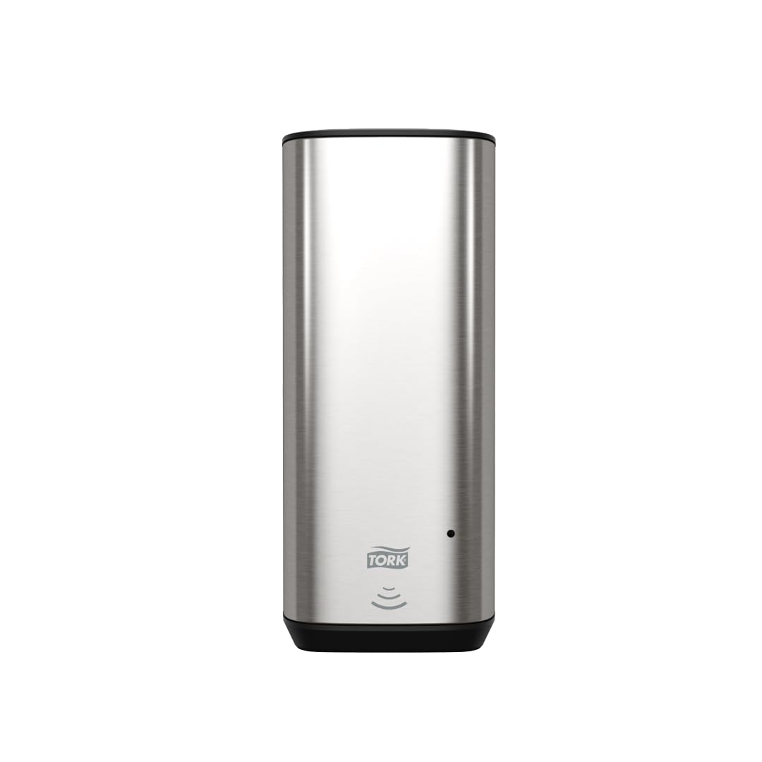 Tork Intuition Sensor Skincare Wall Mounted Dispenser Stainless Steel S4, Touch-Free Dispensing, Image Range, 460009