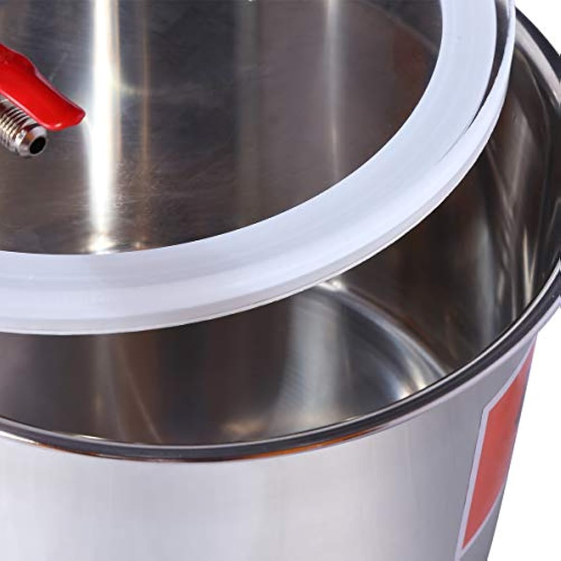 BACOENG 6.8 Liter Vacuum Chamber Kit with 3 CFM Single Stage Vacuum Pump, 3 Pin UK Plug