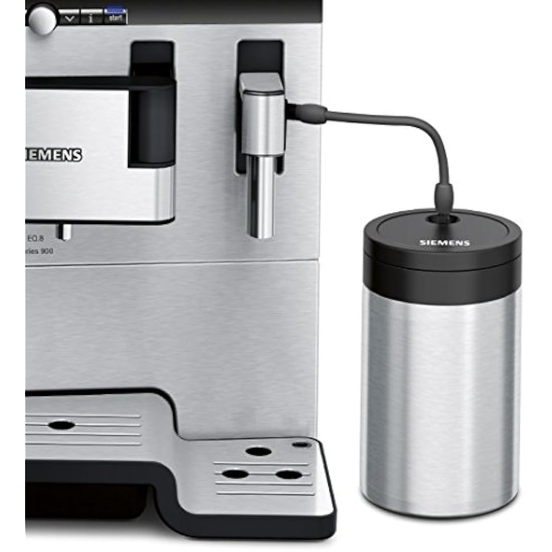 Siemens insulated milk container TZ80009N, FreshLock lid, space-saving, 0.5 L, stainless steel