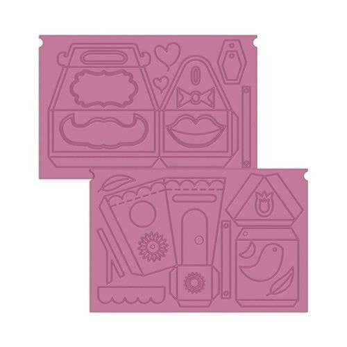 Crafter's Companion Sweet Treats Ultimate Embossing Boards Sweet Things, Purple