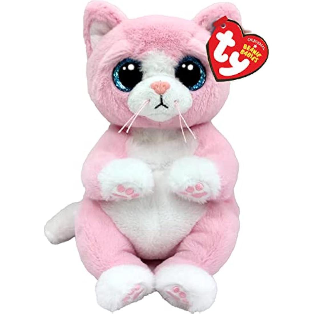 TY Lillibelle Cat Beanie Bellie Regular 6 Inches | Beanie Baby Soft Plush Toy | Collectible Cuddly Fabric Teddy