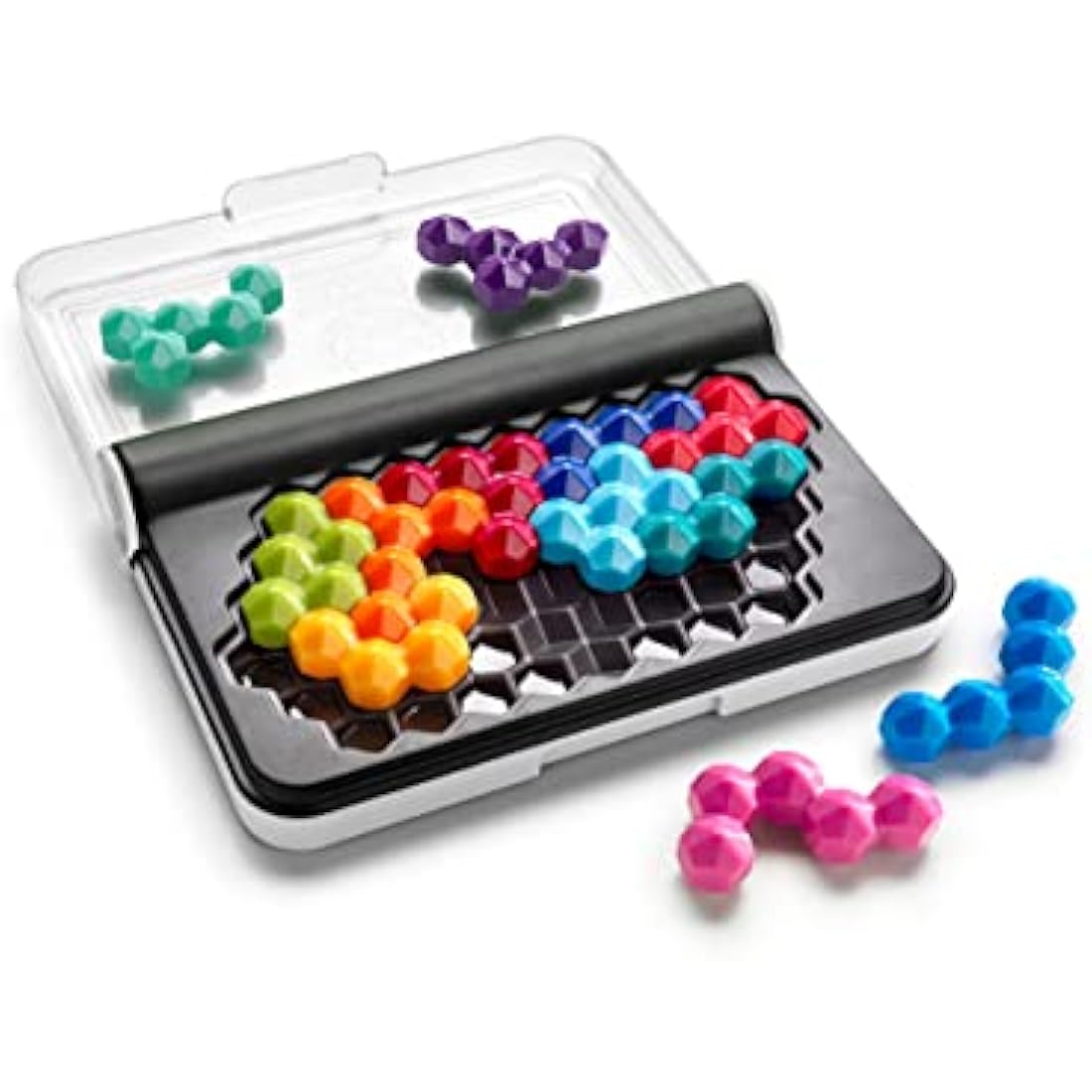 SmartGames - IQ Six Pro, Puzzle Game with 120 Challenges, 3 Playing Modes, 8+ Years