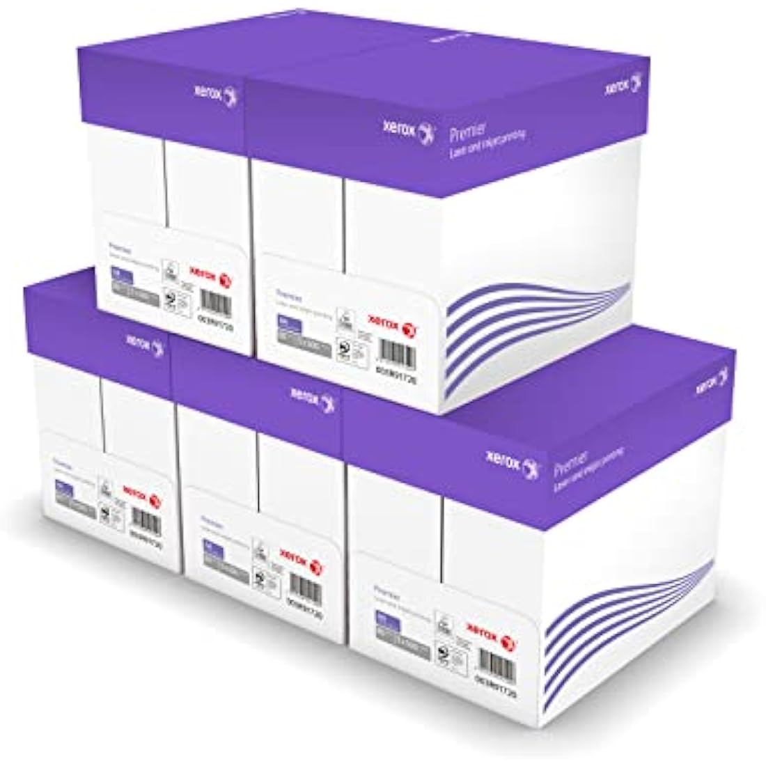 Xerox Premier CIE 161 Multi-Purpose Paper 80 g/m² A4 Pack of 5 Boxes 25 Reams of 500 Sheets 12,500 Sheets