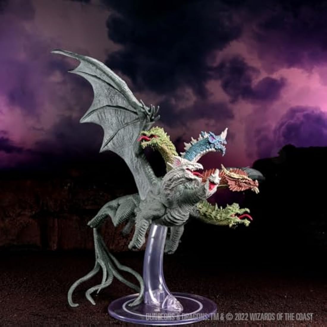 D&D Fizban's Treasury of Dragons Premium Set 2 Dracohydra: D&D Icons of the Realms Miniatures