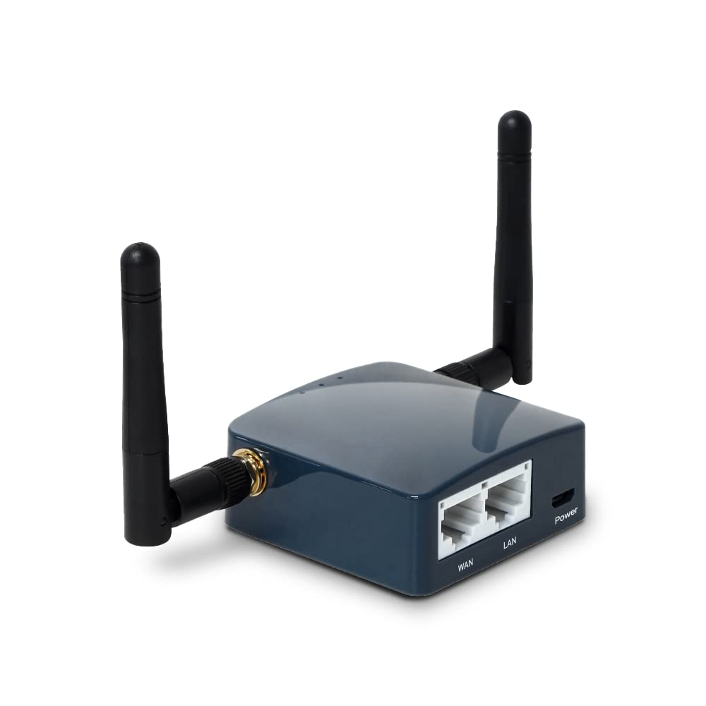 GL.iNet GL-AR300M16-Ext Portable Mini Travel Wireless Pocket Router - WiFi Router/Access Point/Extender/WDS | OpenWrt | 2 x Ethernet Ports |