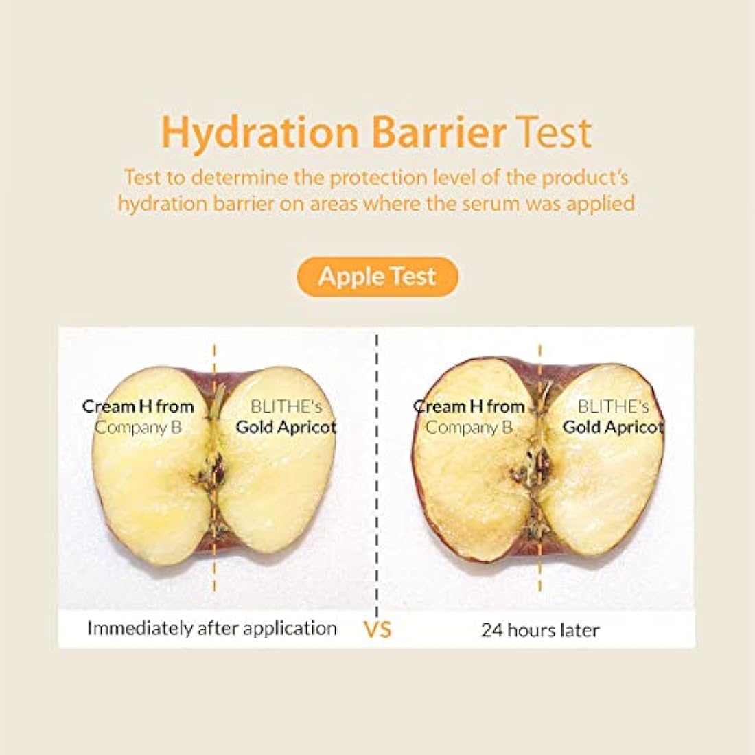 BLITHE Pressed Serum Gold Apricot – Hydrating serum with apricot extract and niacinamide, for dry and radiant skin, with a bouncy texture, Korean skincare (50 ml)