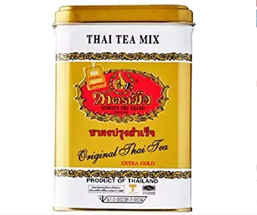 Cha Tra Mue Extra Gold Thai Tea (Tea Bags)(2.5 g x 50 sachets) 125g - With a special process, the blend has undergone to bring out its extra aroma and