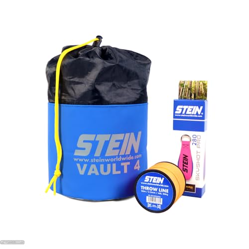 Stein Throw Line Kit With VAULT 4 Storage Pouch, 2.0mm Orange Throwline & 280g/10oz Throw Weight
