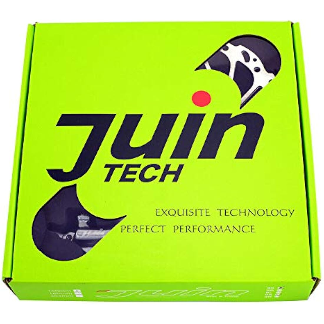Juin Tech M1 Hydraulic MTB E-Bike Disc Brake Set 160mm with Rotor, Front and Rear, Gray, JT1949