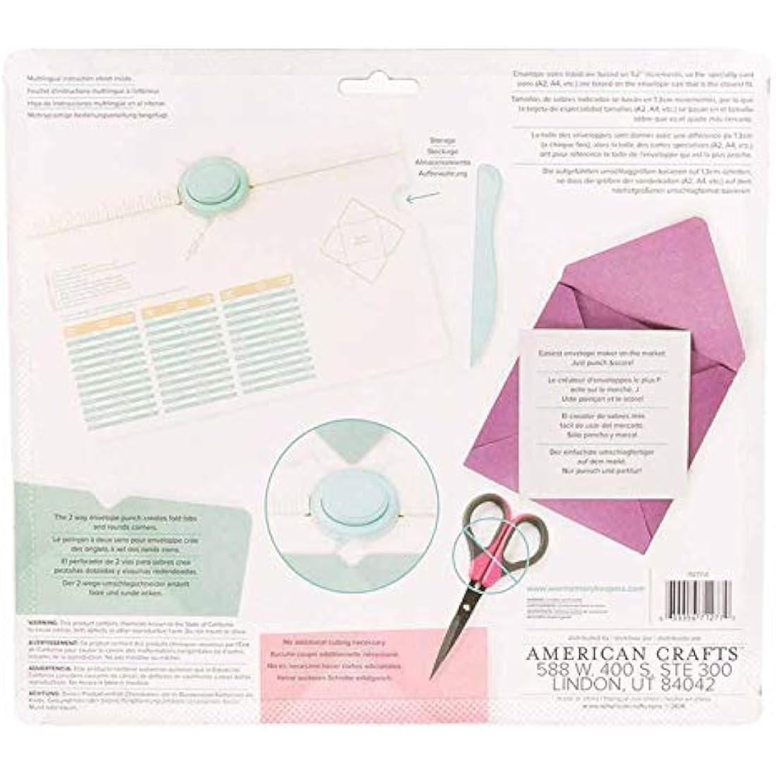 We R Memory Keepers Envelope Punch Board-6.75 x 10.5 inches