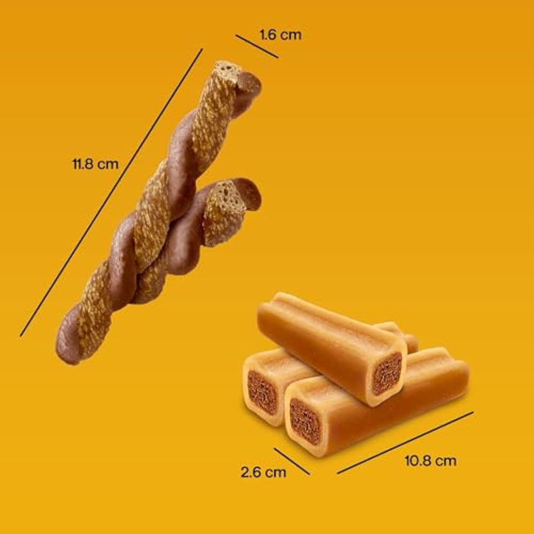 Pedigree Rodeo Duos & Jumbone Medium Dog Treats in Mega Box - Multi Mix, 780g Chews (Pack of 1)
