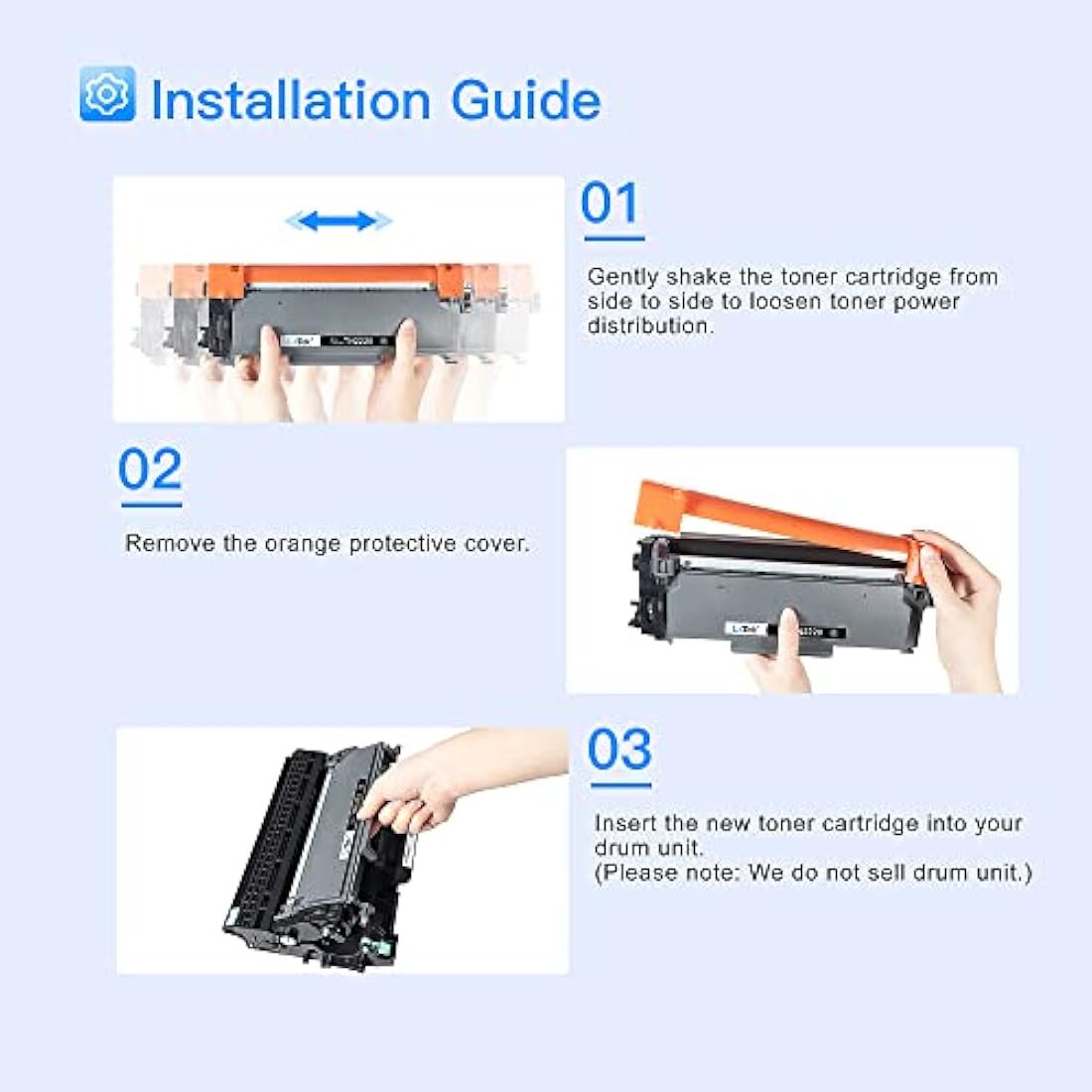 LxTek Compatible Toner Cartridge Replacement for Brother TN2220 TN-2220 TN2010 TN-2010 for Brother HL-2130 HL-2240 MFC-7360N HL-2240D HL-2250DN HL-2270DW DCP-7055W DCP-7060D 7070DW(Black,4-Pack)
