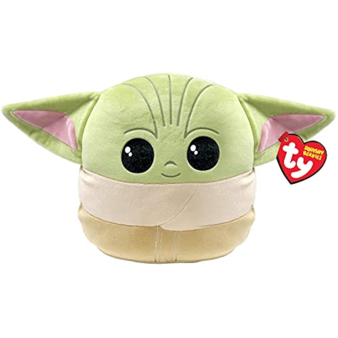 TY Star Wars Grogu Baby Yoda Squish-A-Boo 10 Inches | Licensed Squishy Beanie Baby Soft Plush Toys | Collectible Cuddly Stuffed Teddy