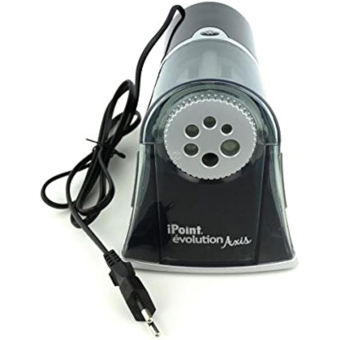Westcott E-15509 00 iPoint Axis Electric Sharpener with Automatic Sharpener, 6 Different Openings, Grey/Black