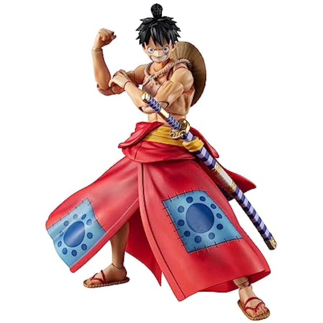 Megahouse One Piece Luffy Taro Figure Variable Action Heroes 17 cm, Mehrfarbig, Standard Size