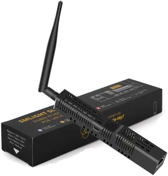 SLZB-06p7 Zigbee 3.0 to Ethernet, USB and WiFi Adapter with PoE, Works with Zigbee2MQTT, Home Assistant, ZHA, SLZB-06 P7 (SLZB-06P7)