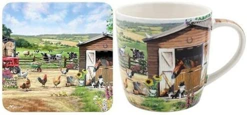 The Leonardo Collection - Ceramic Cup and Coaster| Farm Tableware, LP94753