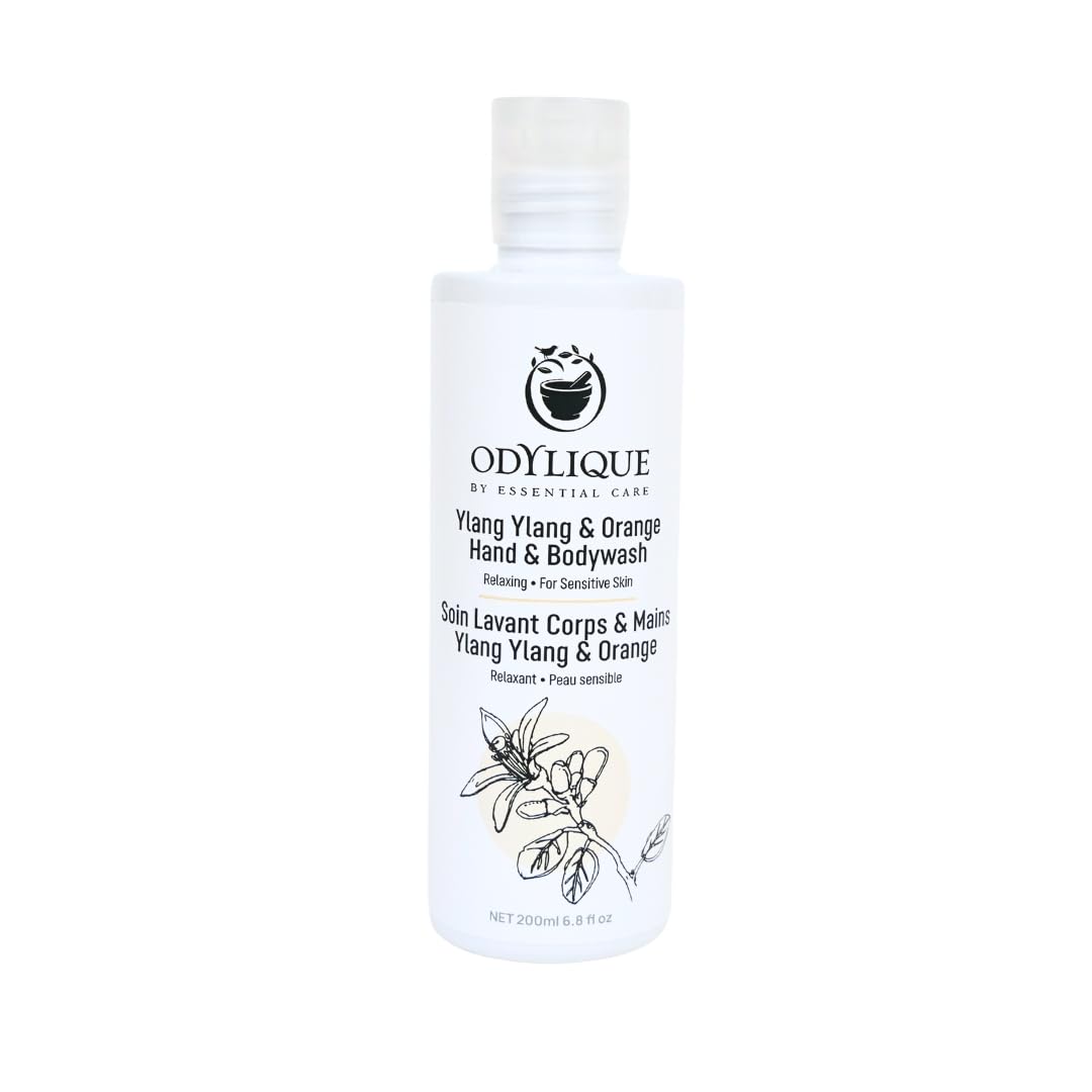 Odylique Ylang Ylang & Orange Hand & Body Wash | Vegan, Organic & 100% Natural | Sulphate Free