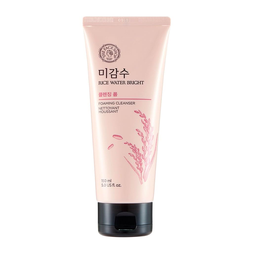 The Face Shop - Rice Water Bright Foaming Cleanser (150ml / 5 Fl Oz)