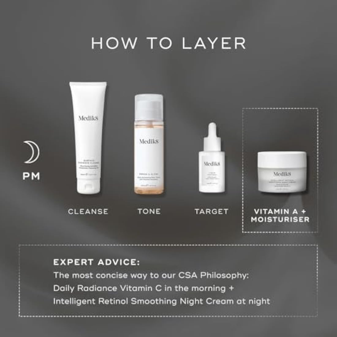 Medik8 Intelligent Retinol Smoothing Night Cream - Renew & Nourish Gentle 0.2% Vitamin A - 50ml