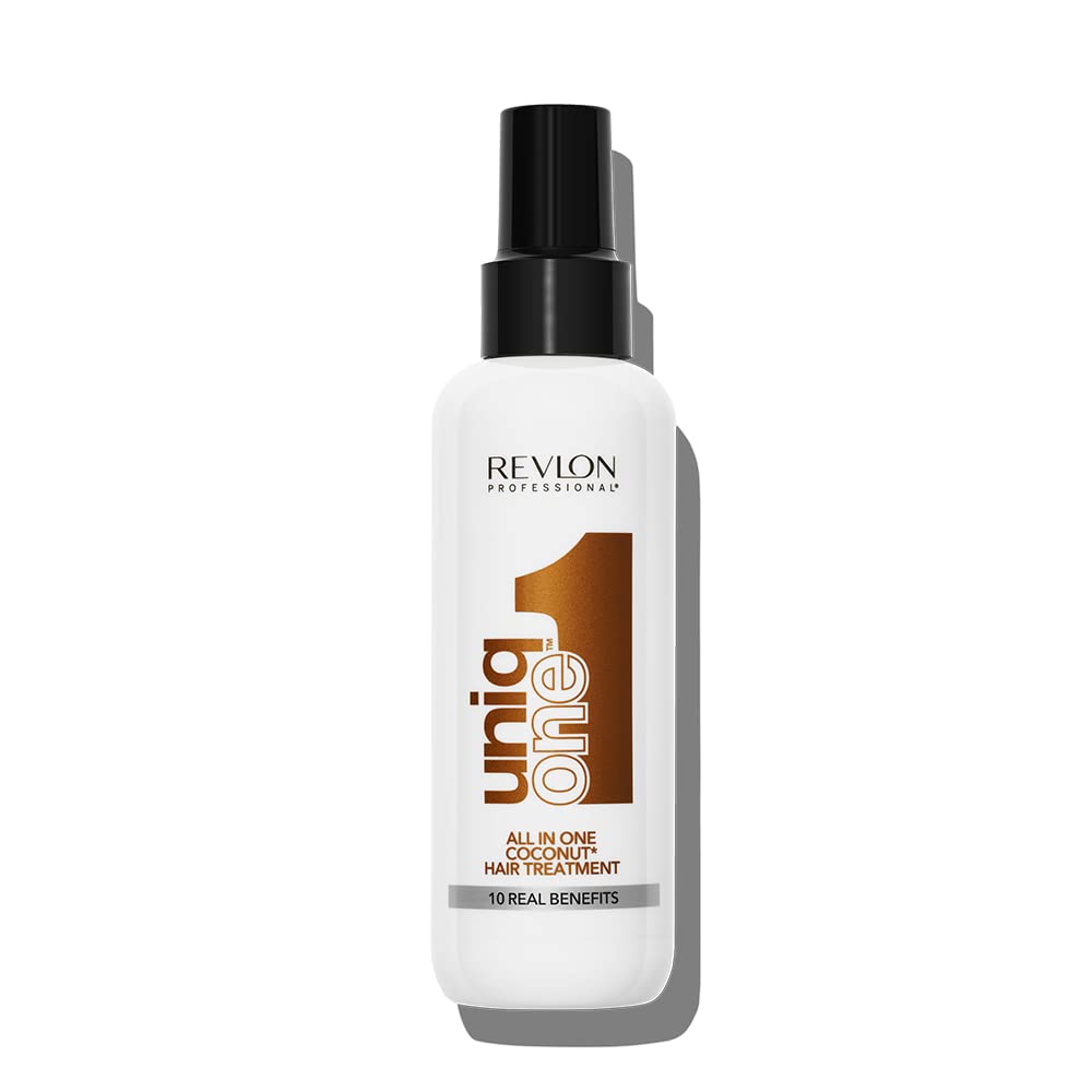REVLON PROFESSIONAL UNIQONE COCO HAIR TREATMENT, Leave-In Hair Treatment, Hair Treatment, Coconut Fragrance ? 150 ml